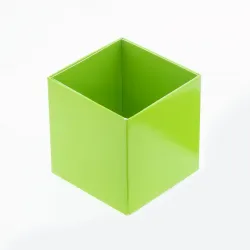 Cube/Truffle Box Folding Base; Green